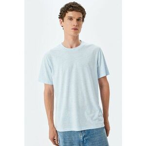 Tricou uni cu decolteu la baza gatului imagine