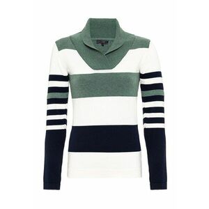 Pulover slim fit cu model in dungi imagine