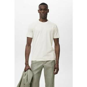 Tricou uni cu decolteu la baza gatului imagine