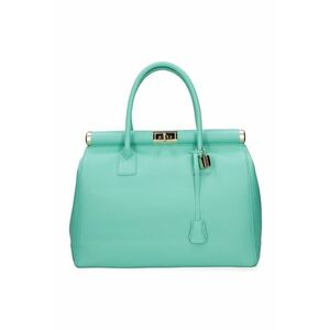 Geanta de piele cu bareta de umar imagine