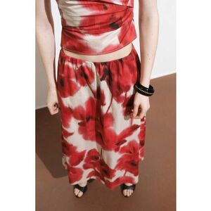 Fusta maxi cu model floral imagine
