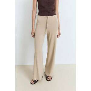 Pantaloni drepti din tricot fin imagine