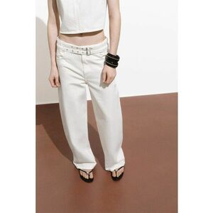 Blugi drepti cu talie medie imagine