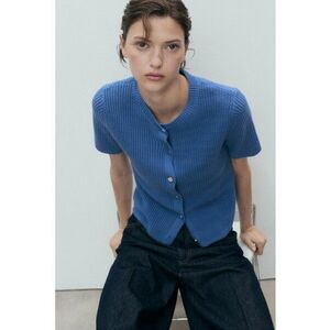 Cardigan cu maneci scurte imagine