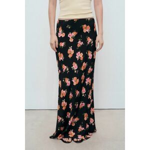 Fusta maxi cu model floral imagine