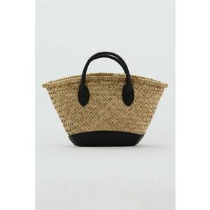 Geanta de paie cu model crosetat si bareta detasabila de umar imagine