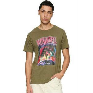 Tricou de bumbac cu imprimeu grafic imagine