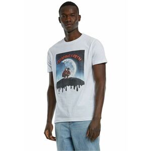 Tricou de bumbac cu imprimeu grafic imagine