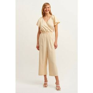 Salopeta cu decolteu in V si buzunare laterale imagine