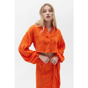 Camasa crop cu maneci cazute imagine