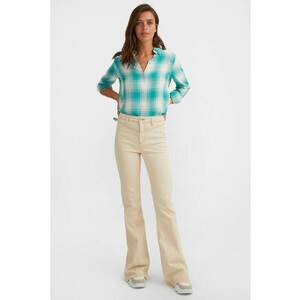 Camasa in carouri cu maneci lungi imagine