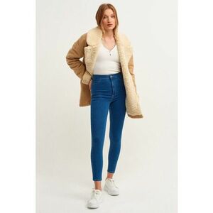 Blugi crop skinny imagine