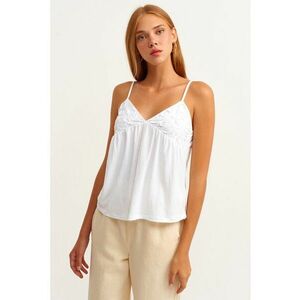 Top lejer cu decolteu in V imagine