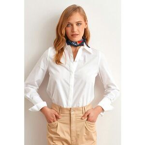 Camasa de bumbac cu inchidere ascunsa imagine