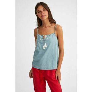 Top din chambray cu canafi imagine