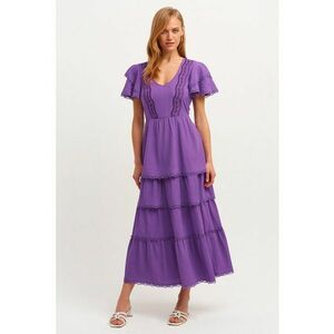 Rochie lunga stratificata imagine