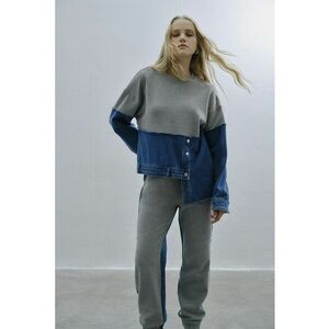 Bluza sport cu aspect 2 in 1 Mairi imagine