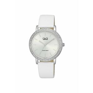 Ceas analog de dama - Alb/Argintiu imagine