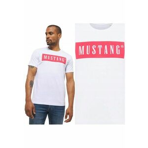 Tricou Barbati - Style Alex C Logo Tee - Regular Fit - Print Logo - 100% Bumbac - Confortabil - Respirabil - Ideal Pentru Zi Cu Zi - Marimea 2XL - Alb imagine