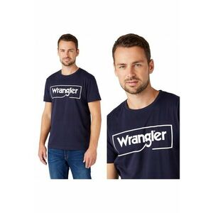 Tricou Barbati - Frame Logo Tee - Regular Fit - 100% Bumbac - Confortabil - Respirabil - Moale La Atingere - Material Durabil - Ideal Pentru Zi Cu Zi - Marimea M - Bleumarin imagine