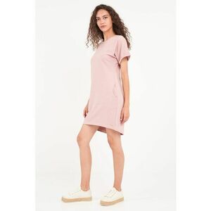 Rochie-tricou mini cu buzunare laterale imagine