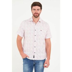 Camasa in dungi cu maneci scurte imagine