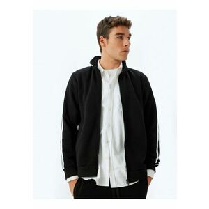 Bluza de trening din amestec de bumbac cu fermoar imagine