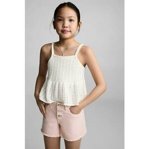 Blugi scurti cu terminatii franjurate imagine