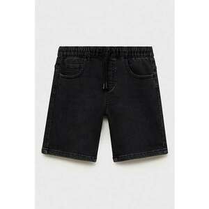 Bermude din denim cu snur de ajustare in talie imagine