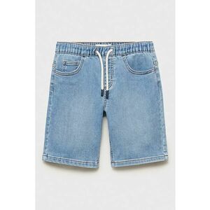 Bermude din denim cu snur de ajustare in talie imagine