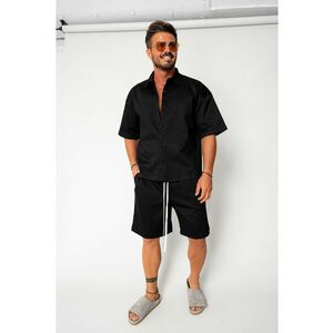 Set camasa si pantalon scurt Black New 17745 imagine