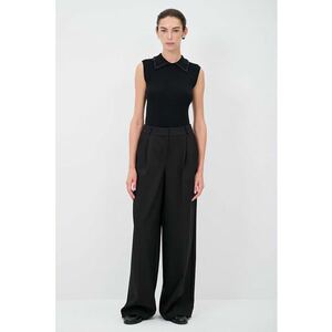 Pantaloni eleganti cu croiala ampla imagine