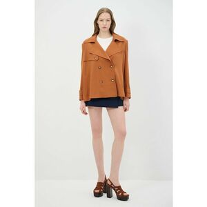 Jacheta supradimensionata cu doua randuri de nasturi imagine