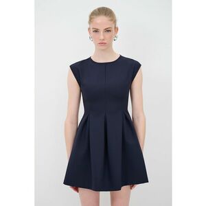 Rochie mini evazata cu maneci scurte imagine