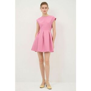 Rochie mini evazata cu maneci scurte imagine