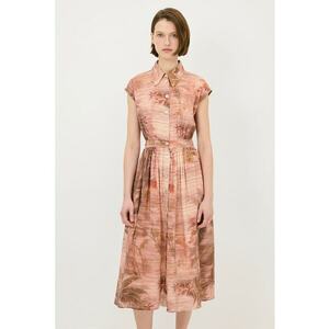 Rochie-camasa cu model si buzunare laterale imagine