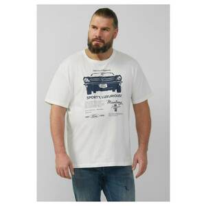 Big Sizes Tricou barbati big sizes cu imprimeu Ford® - decolteu la baza gatului imagine