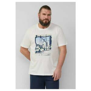 Big Sizes Tricou barbati big sizes cu imprimeu foto - decolteu la baza gatului si croiala Regular Fit imagine