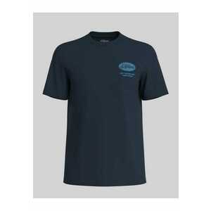 Big Sizes Tricou barbati big sizes cu decolteu la baza gatului si imprimeu cu logo imagine