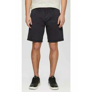 Q/S by s.Oliver Pantaloni scurti chino barbati - John - cu talie medie si croiala Regular fit - Verde inchis imagine