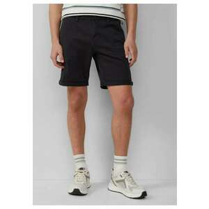 Q/S by s.Oliver Pantaloni scurti chino barbati - John - cu talie medie si croiala Regular fit - Verde inchis imagine