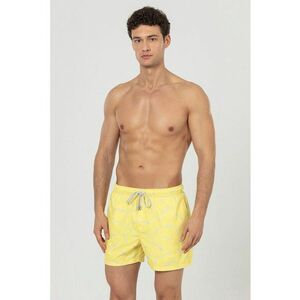 Pantaloni scurti de baie cu buzunare si model imagine