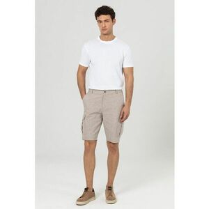 Bermude cu imprimeu si buzunare laterale imagine