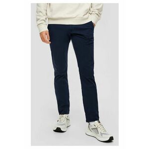 Q/S by s.Oliver Pantaloni chino barbati cu talie medie si croiala Slim fit imagine
