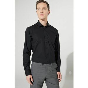 Camasa din bumbac cu model uni imagine