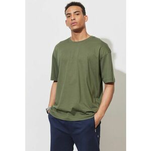 Tricou supradimensionat cu decolteu la baza gatului imagine