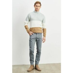 Pantaloni slim fit teturati imagine