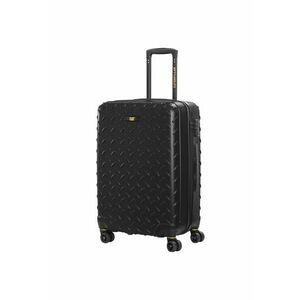 Troler Industrial Plate - 44 x 27 x 65 cm (Lxlxh) - 59L - 4 roti duble cu rotatie 360° - ABS - negru imagine