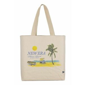 Geanta tote din bumbac cu imprimeu grafic Palm imagine