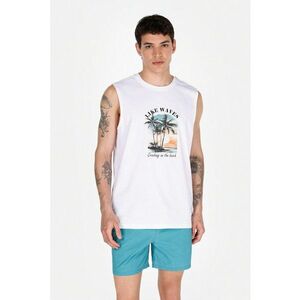 Tricou cu imprimeu grafic - fara maneci imagine